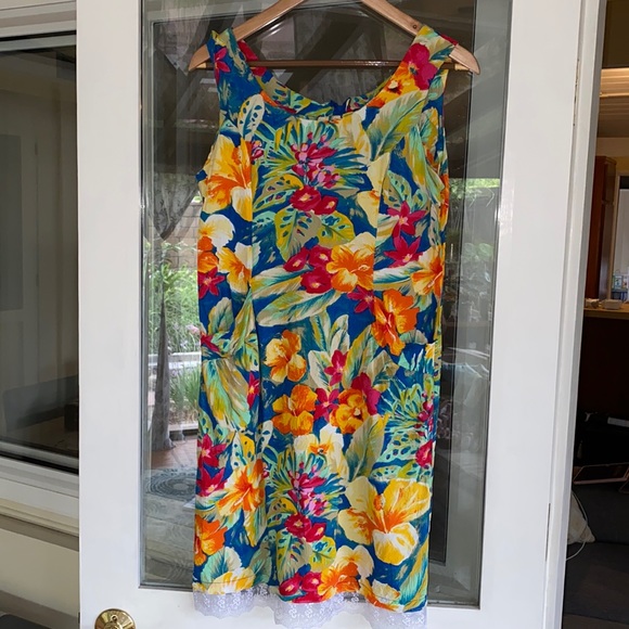 Jams World Dresses Jams World Dress Floral Hibiscus Hawaiian Poshmark